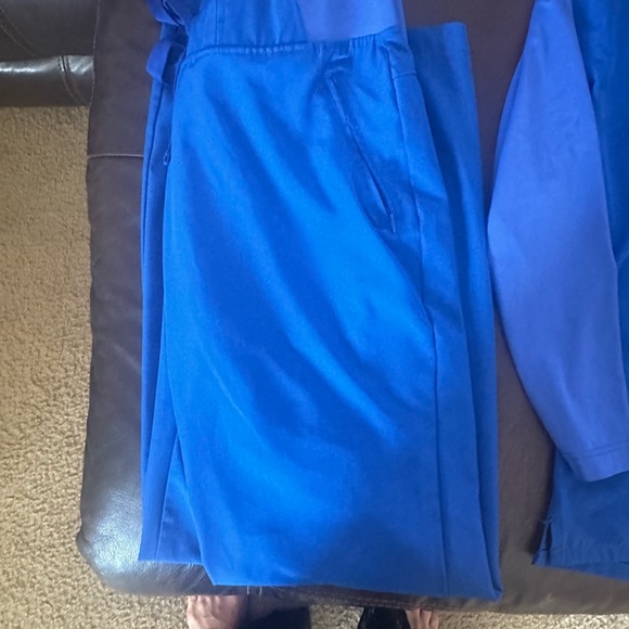 Blue Sky Long Sleeve Scrub Top and Pants - Picture 2 of 2